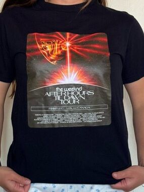 After Hours Til Dawn Tour Graphic Tee - Black